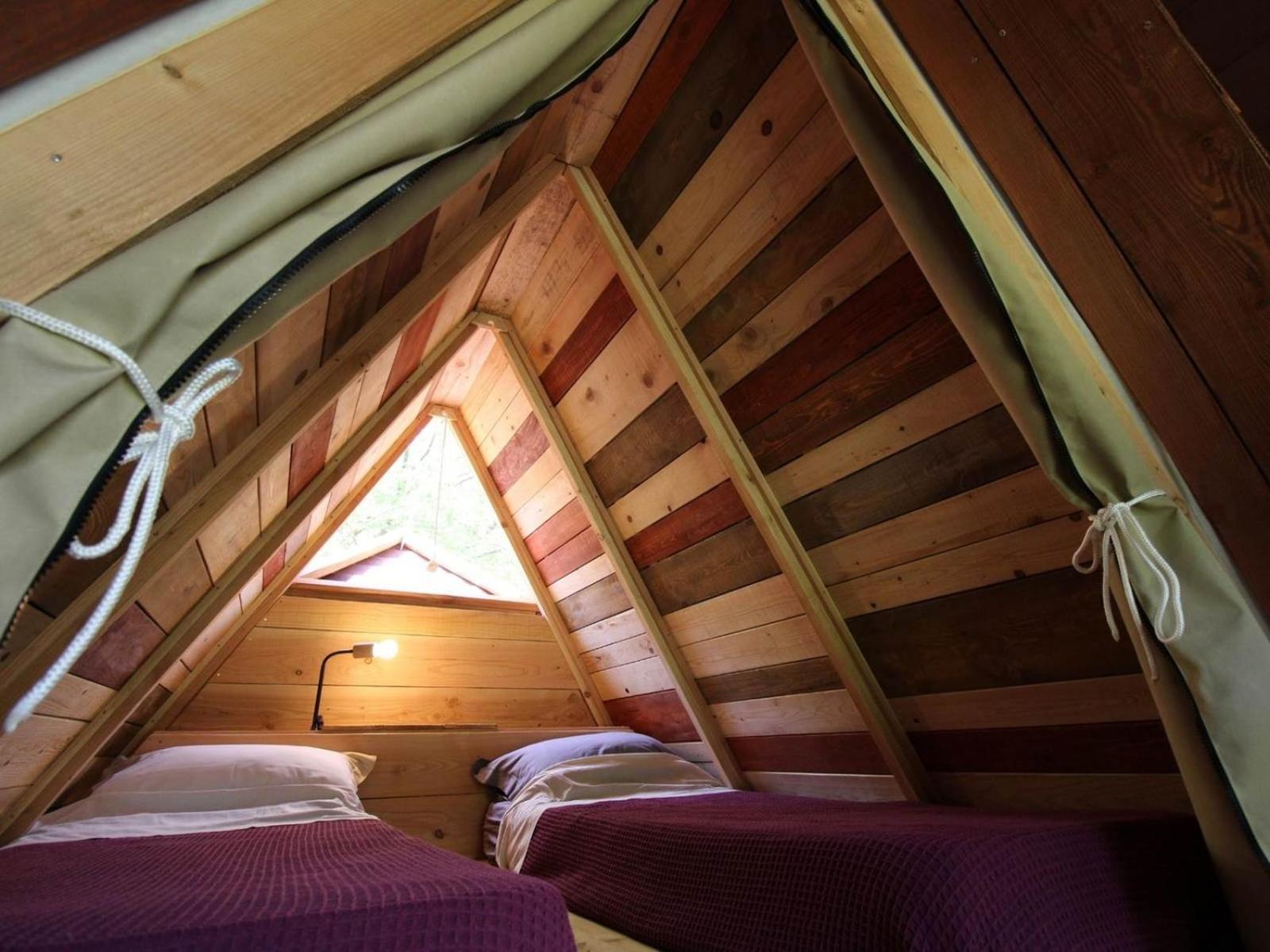 Habitat Createur - Hebergements Insolites Au Camping Municipal "Les Ecureuils" Recoubeau-Jansac Экстерьер фото