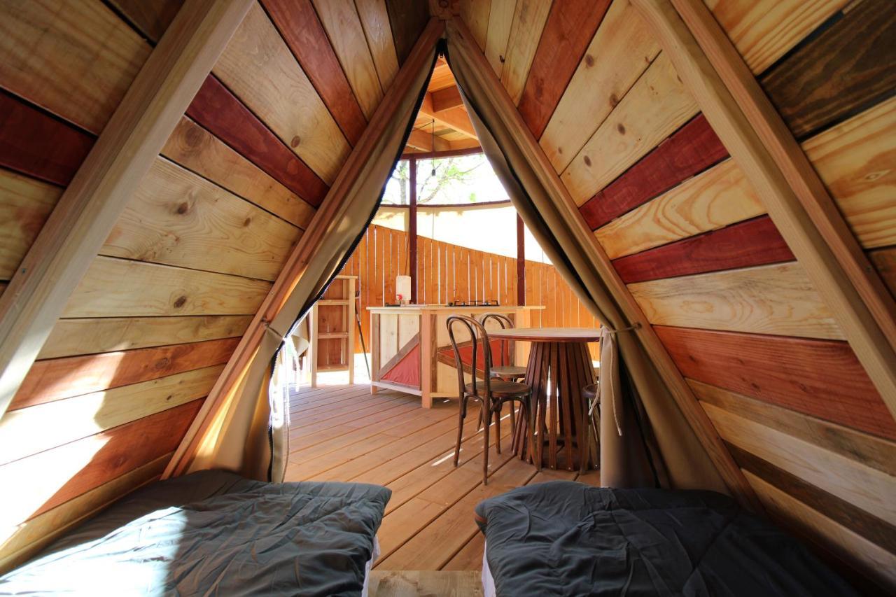Habitat Createur - Hebergements Insolites Au Camping Municipal "Les Ecureuils" Recoubeau-Jansac Экстерьер фото